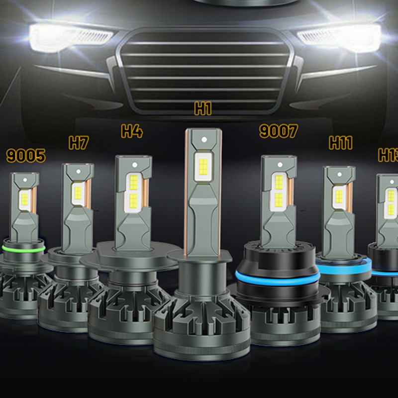 Светодиодные фары V45 H3 H11 для авто, 22000 лм