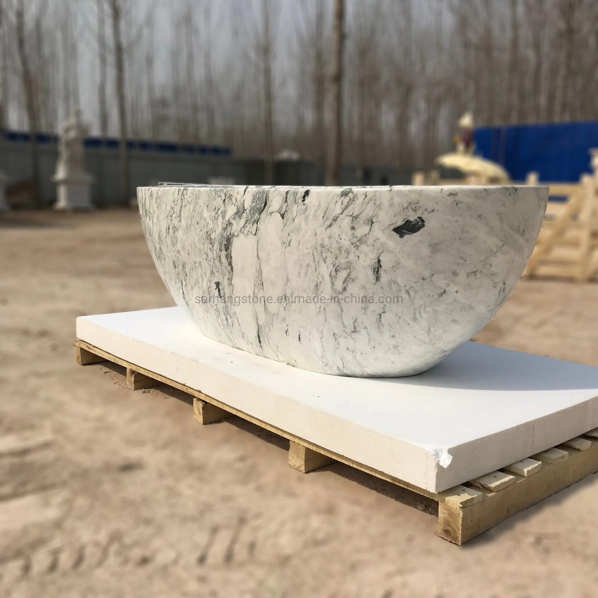 Мраморная ванна ручной работы