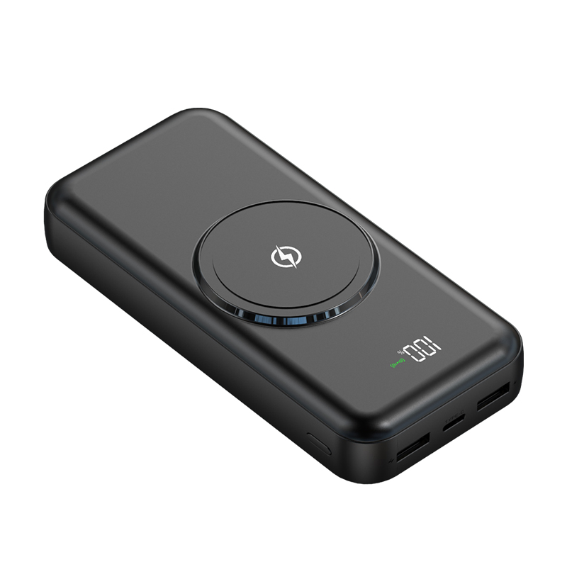 Compact 20000mAh Four Wire Magnetic Mobile Power Bank