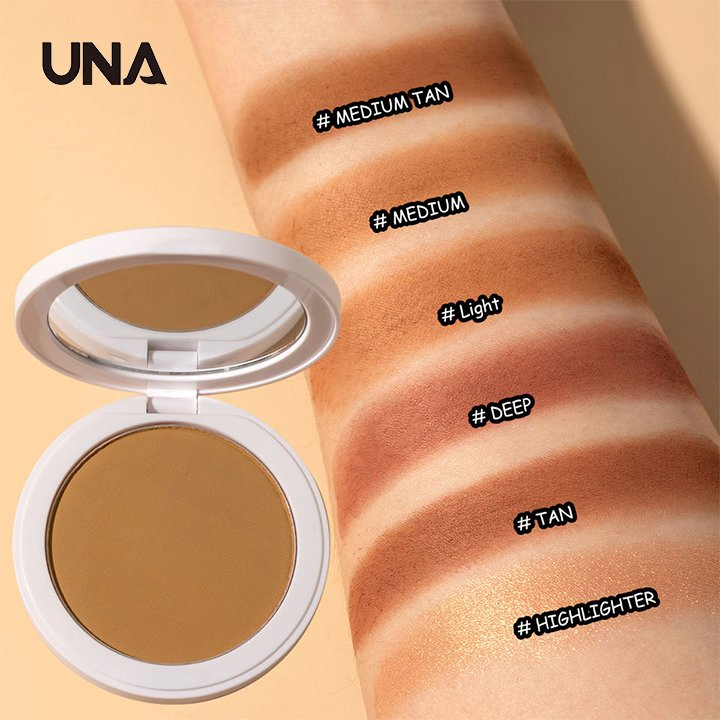 Custom Single Bronzer&Highlighters Nourishing Contour Palette Private Label Single Long Lasting Pressed Powder Bronzer Palette