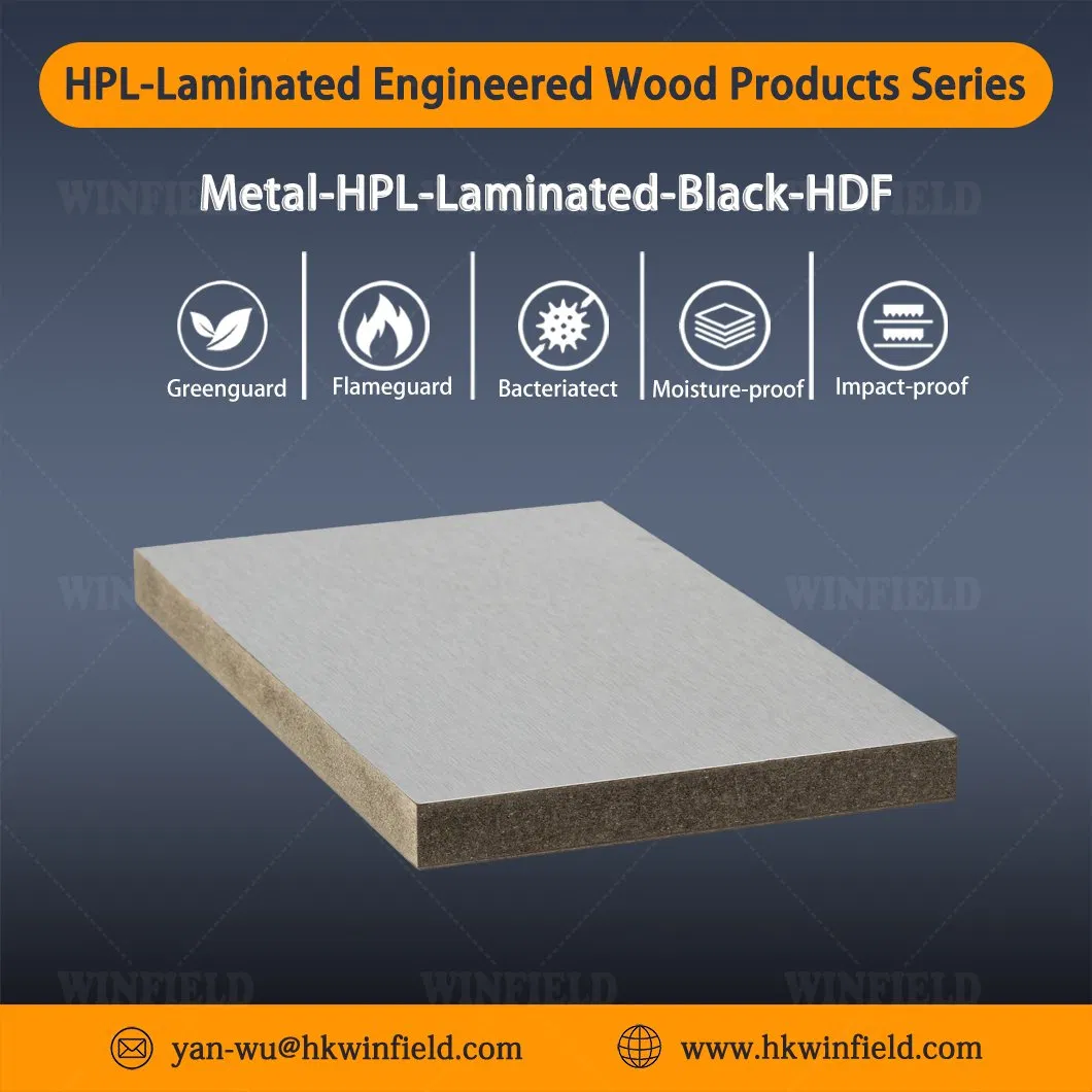 Metal HPL Panel HPL Interior Wall Cladding Panel HDF Processing