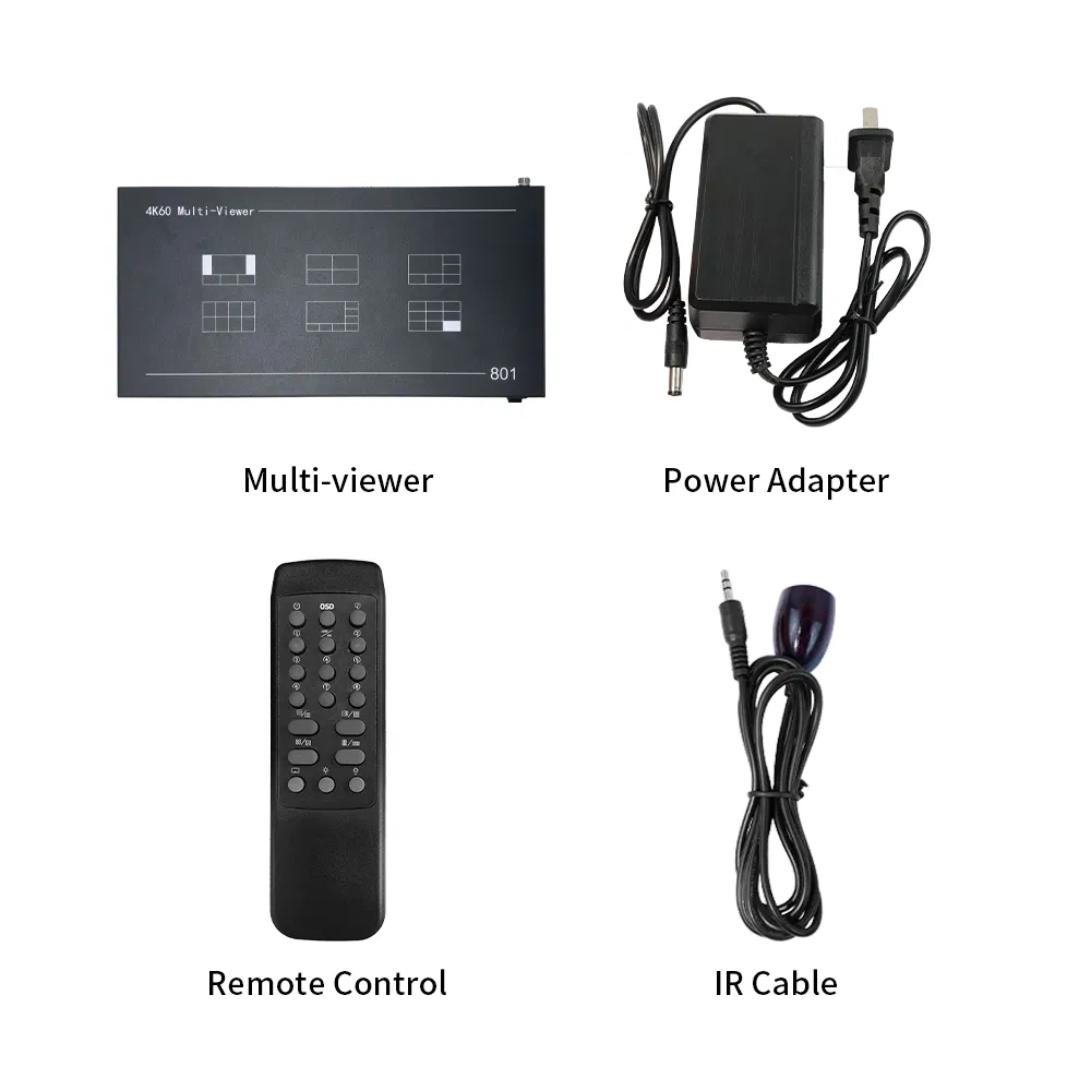 Advanced 8-Screen Splitter 4K60, RS232 Commands, Web Configuration 4K60 Multi-Viewer