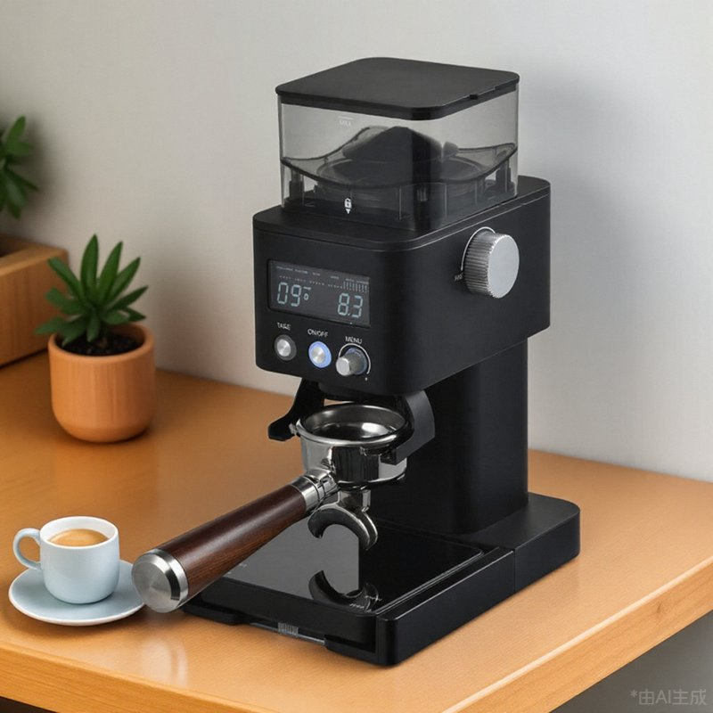 Electric Coffee Grinder with LED Screen & Scale Device, Coffee Grinder, with 31 Precise Settings, for Espresso Drip and French Press, Stainless Steel