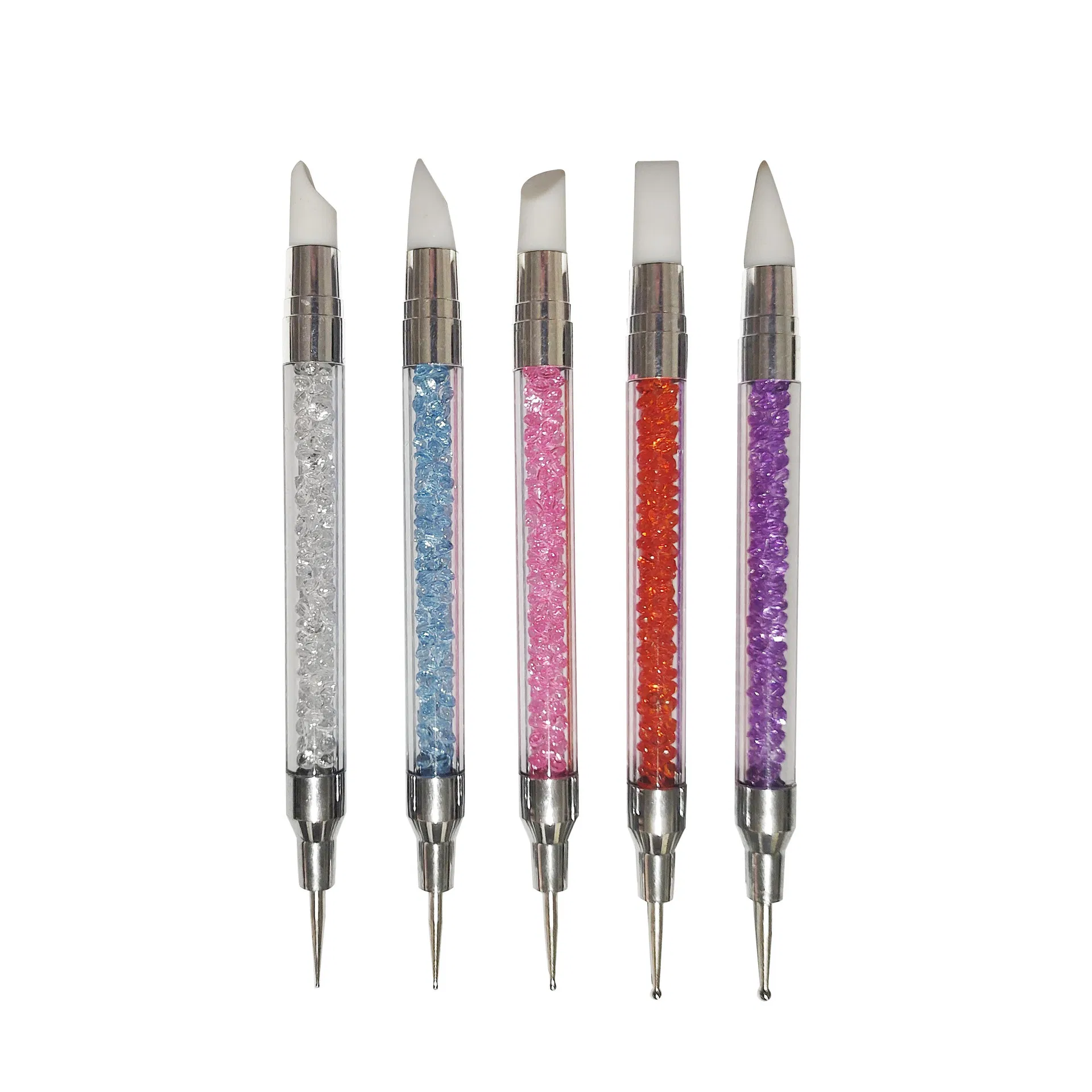 High Quality Double Head Crystal and Wax Pencil Rhinestones Nail Dotting Pen
