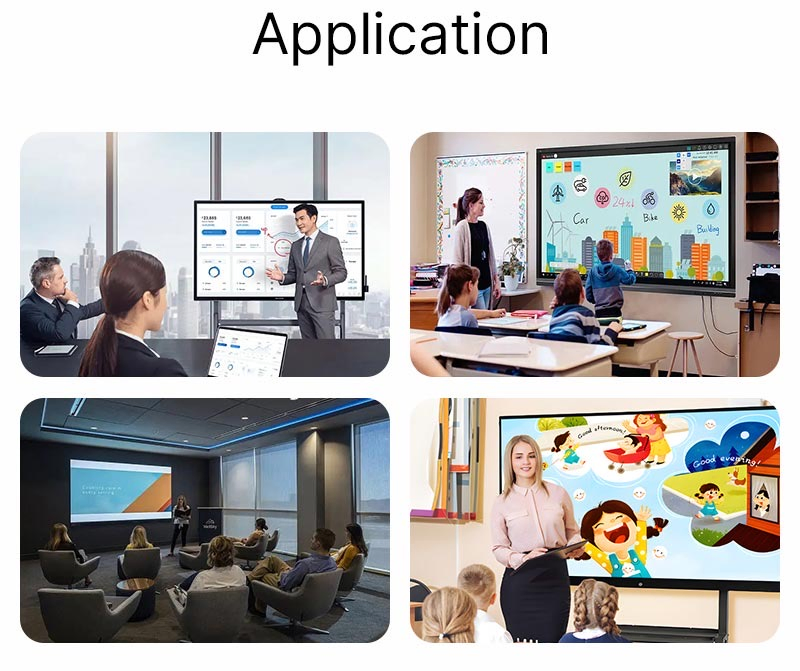 Touch Screen Panel Smart Board Interactive Flat Panel Display