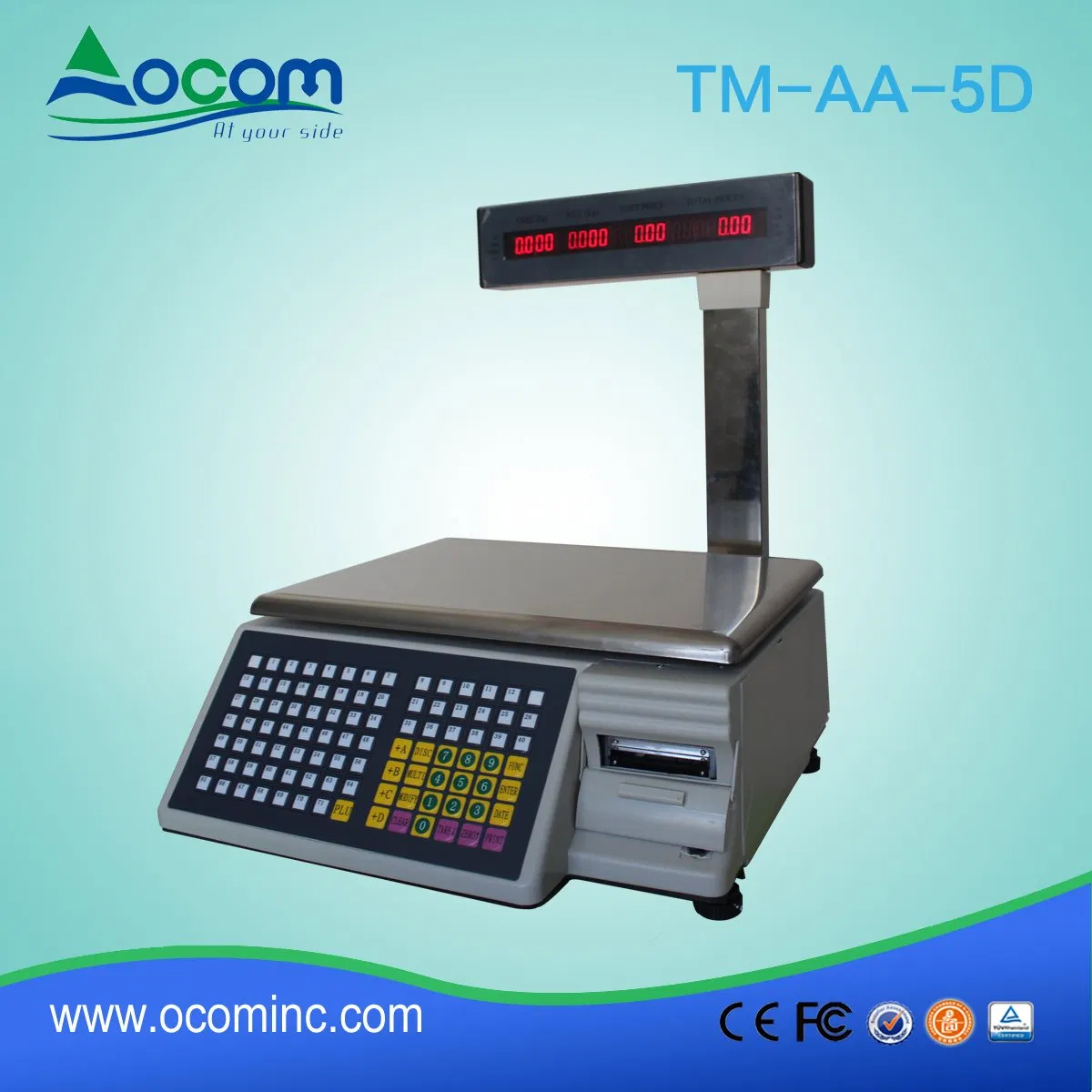 TM-AA-5D Electronic Barcode Label Printing Weighing Scale
