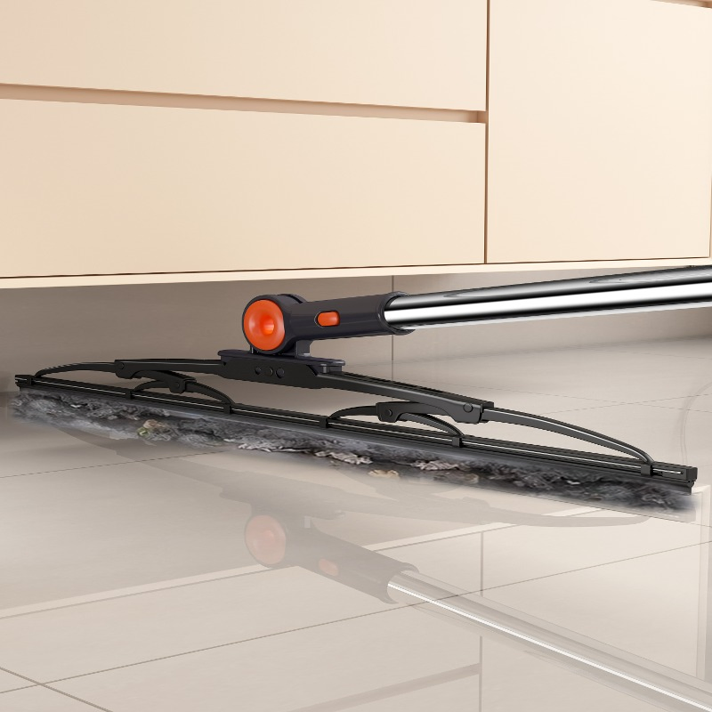 Flat Mop Microfiber Pad Stainless Steel Handle Self-Wringing Home Essential Mop