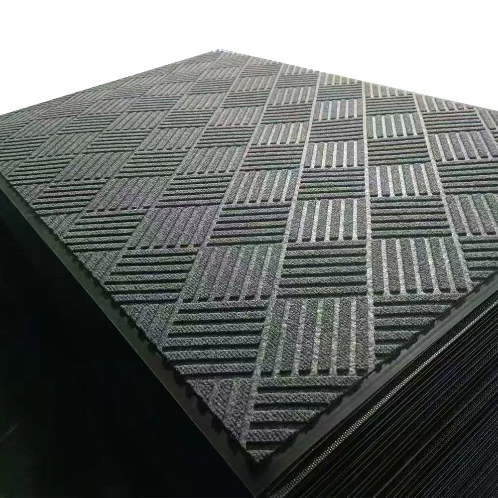 Indoor Polypropylene Cut Loop Door Mat with PVC Backing for Home Hotel