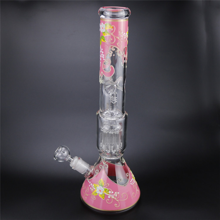 Factory Price Wholesale 18'' Smoking Accessories Oil DAB Rig Glass Water Pipe