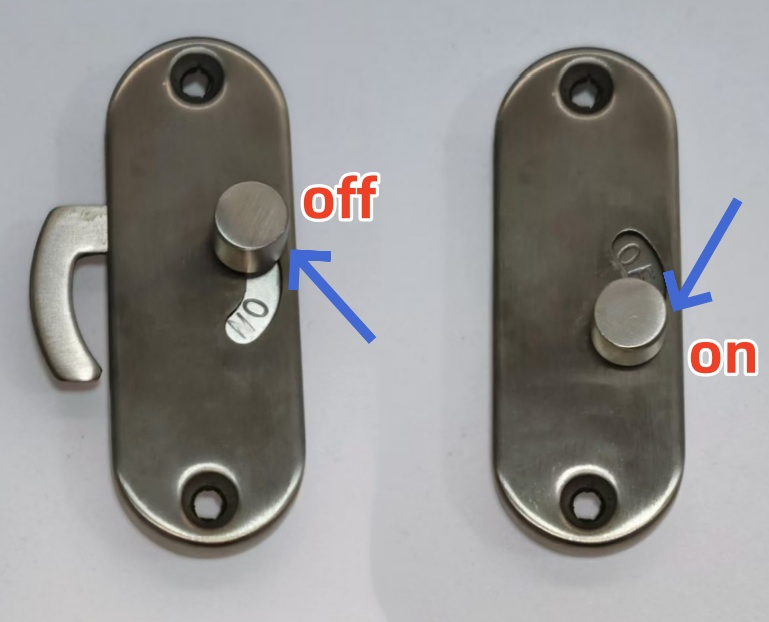 Sliding Folding Cupboard Door Hook Lock Hidden Concealed Door Steel Lock Set with Key Wooden for Aluminium Glass Bathroom Cabinet Door