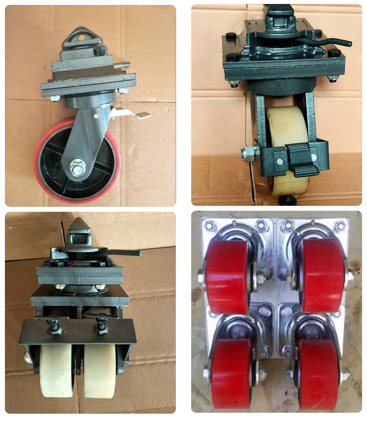 Easy Lock 3 Ton 5 Ton ISO Shipping Container Caster Wheel