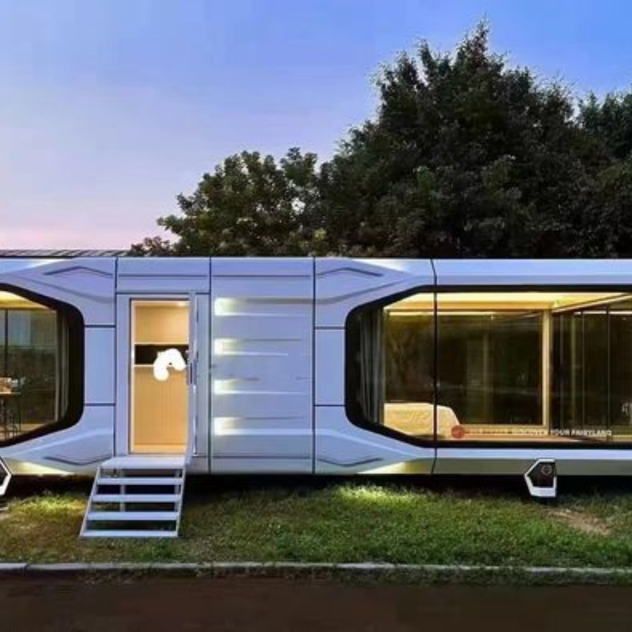 Prefab House Space Capsule Container Home Tiny Luxury Capsule House