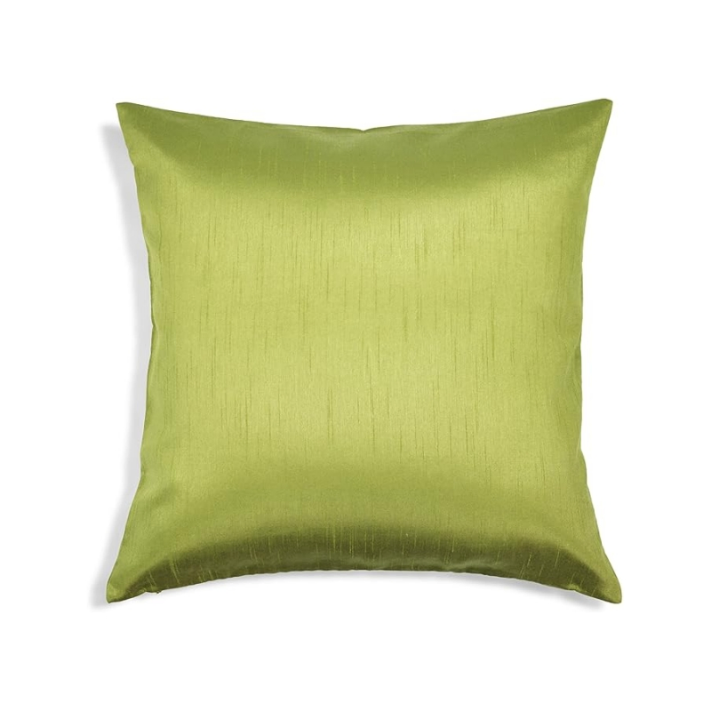Home Solid Silk Decorative Pillow Cover