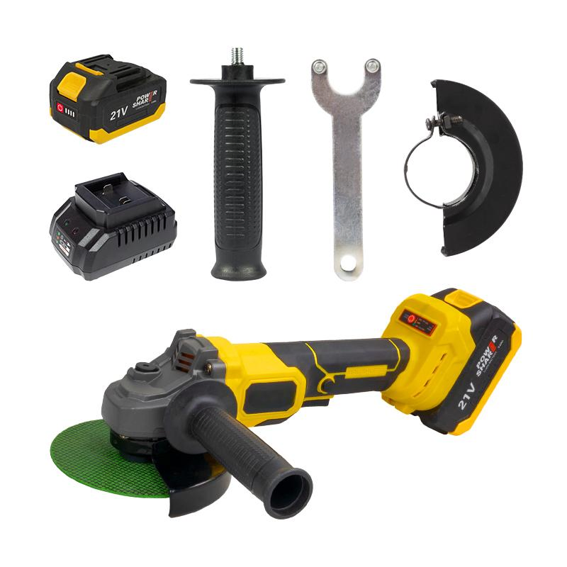 Industrial Power Tool 21V Fast Charging Cordless Grinder Overload Protection Power Tool Angle Grinder