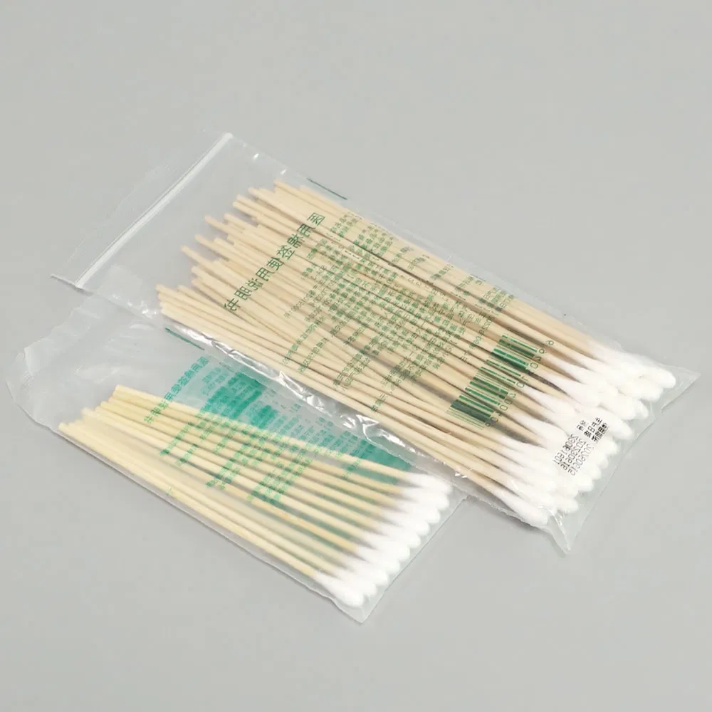 Wholesale Bulk Logo Customizable Q Tips Biodegradable Wooden Bamboo Cotton Buds