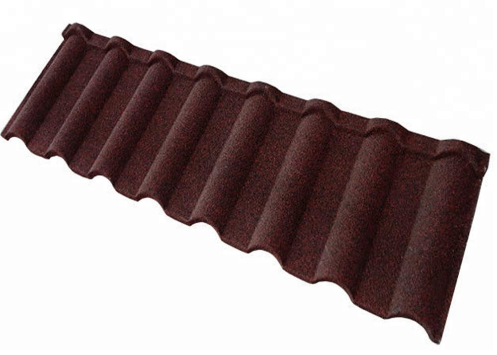 Каменная черепица Milano: стальная кровля с цветным покрытием