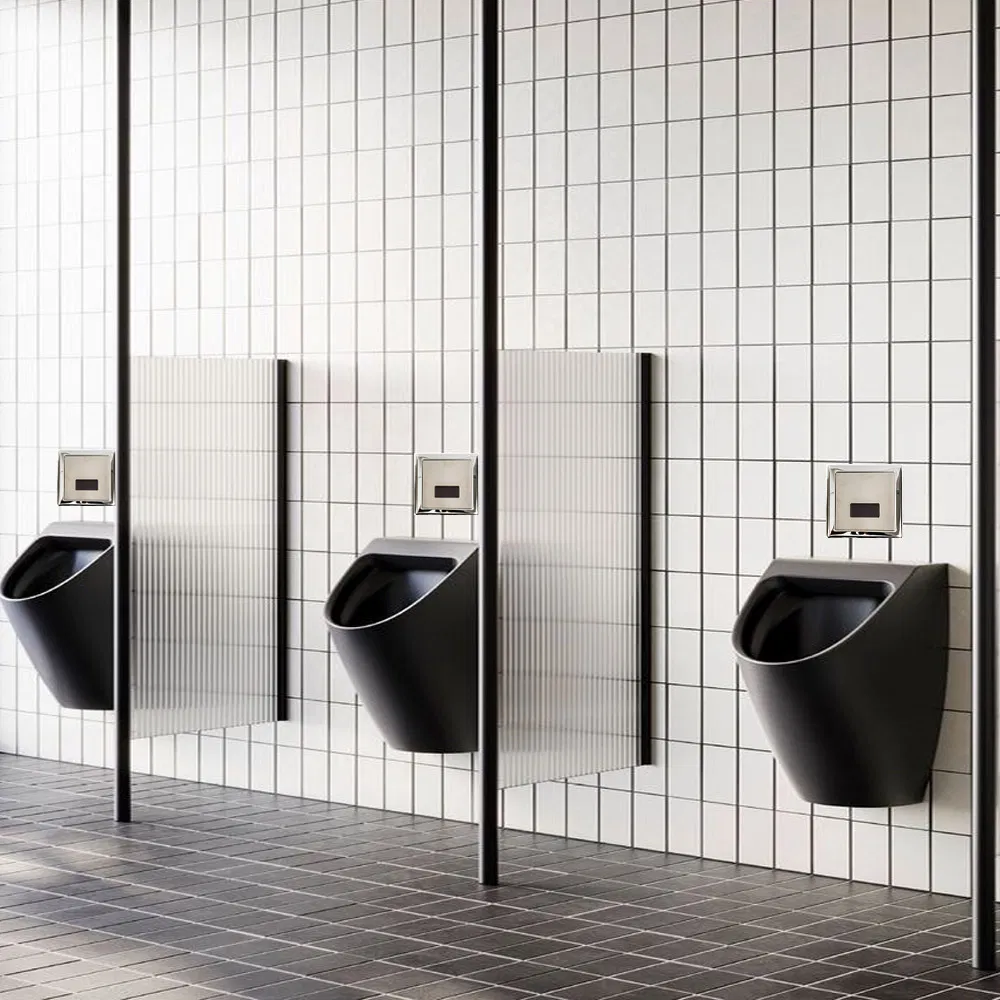 Bathroom Hotel Hospital Modern Design Sensor Standing Urinal Flusher