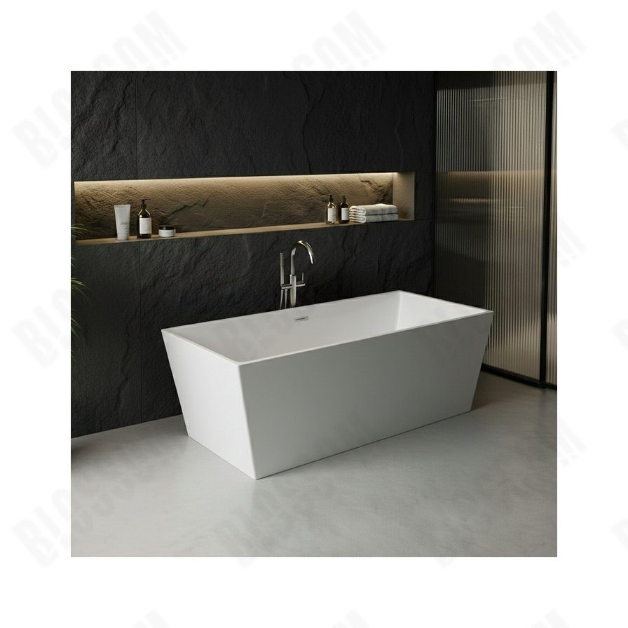 Latest Italy Design Luxury Acrylic Freestanding Portable Soaking Bathtub