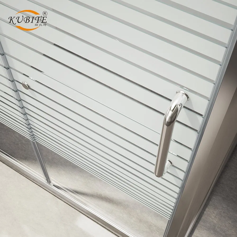 Premium 8mm Tempered Glass Door Partition Open Rectangle Corner Standing Shower Rooms