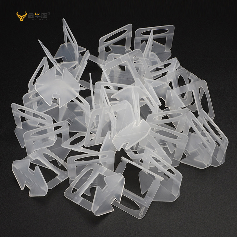 Tile Spacer Leveling System with Clips and Wedges Floor Leveling System