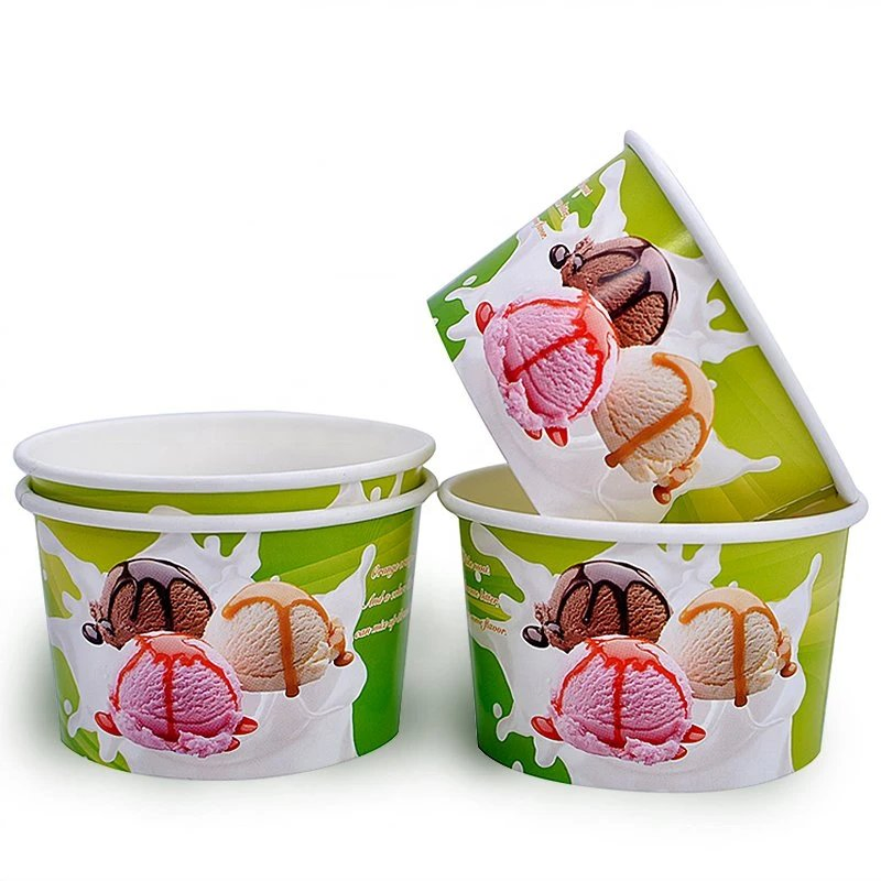 Custom High Quality Suppliers Paper Disposable Ice Cream Cup Ice Cream Bowl