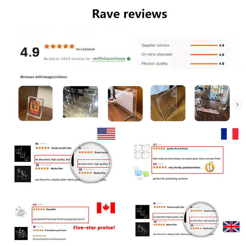 Custom Acrylic Protector Casetrading Card Game Booster Collection Box