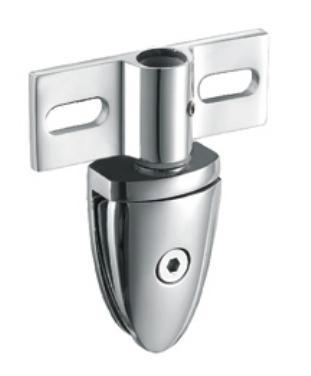 Modern Bathroom Shaft Movable Clip Zinc Alloy Stainless Spring