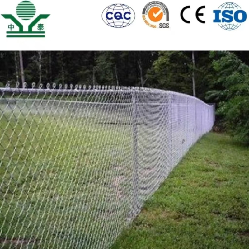 Zhongtai High Quality Gardon Fence Low Carbon Steel Chain Link Fence