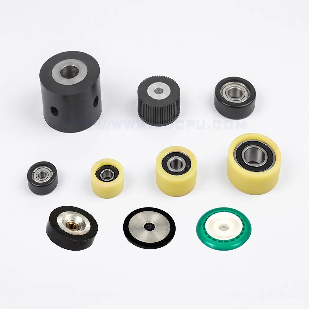 Best Seller Heavy Duty Injection Molded Silicone Rubber PU Polyurethane Wheel with Bearings