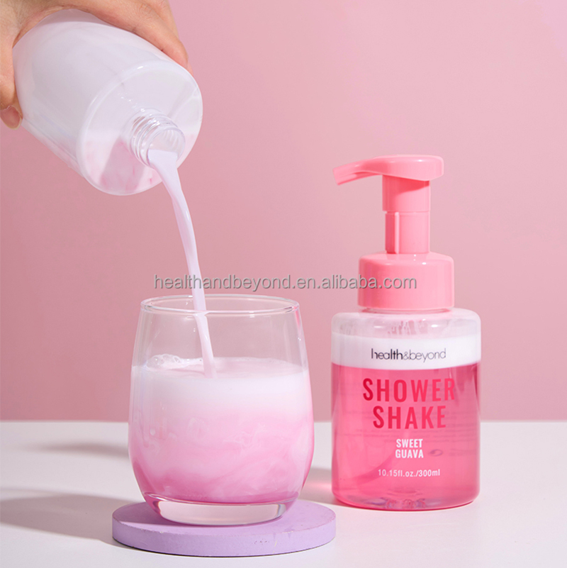 350ml/400ml/500ml Whitening Noursing Cleaning Liquid Luxury Body Wash for Women