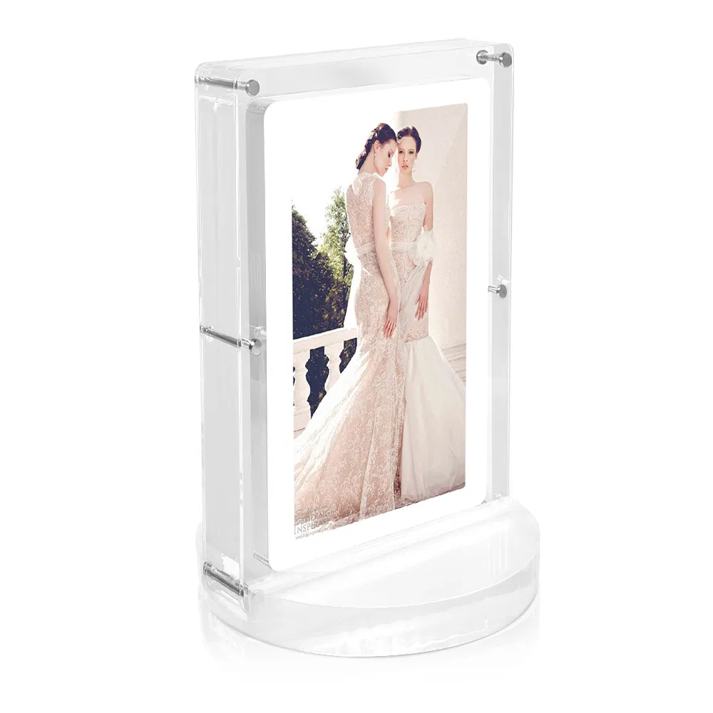 Acrylic Video Player Digital Photo Frame Good Quality