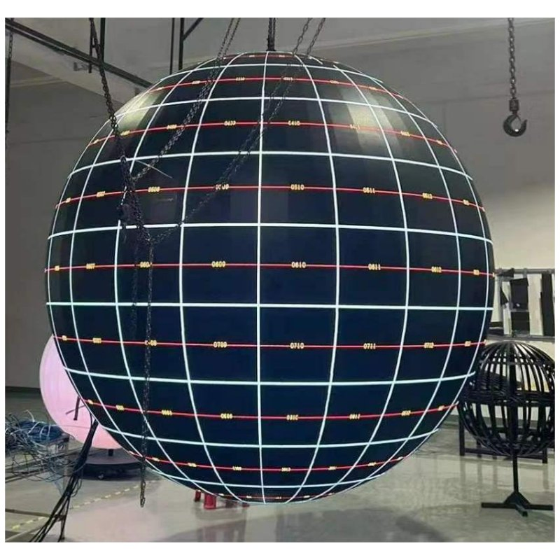 Indoor Different Diameter P2 P2.5 P3 P4 Sphere Soft Flexible 360 Degree Ball LED Display Screen