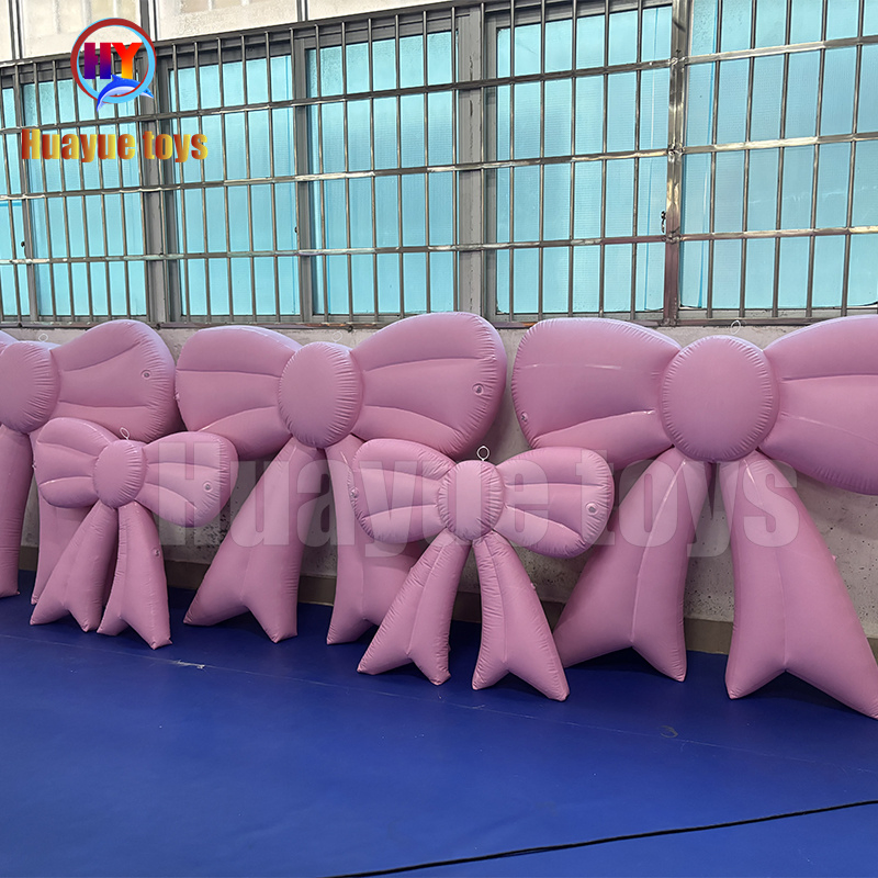 Bow Inflatable Model Party Air Decoration Commercial Advertising Pink Bow