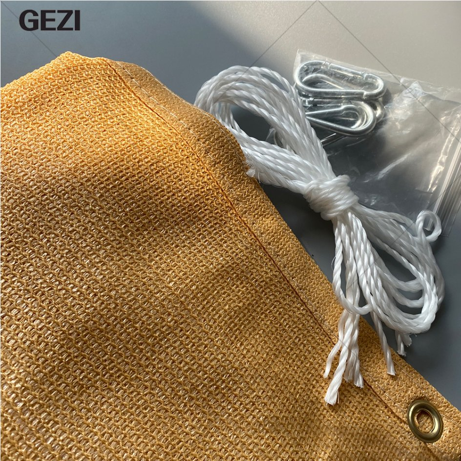 Gezi 100% HDPE Knitted Woven Sun Shade Net Product Agriculture Shadow Mesh