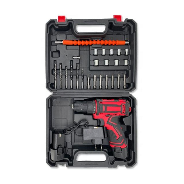 Аккумуляторный шуруповерт 21V с набором бит