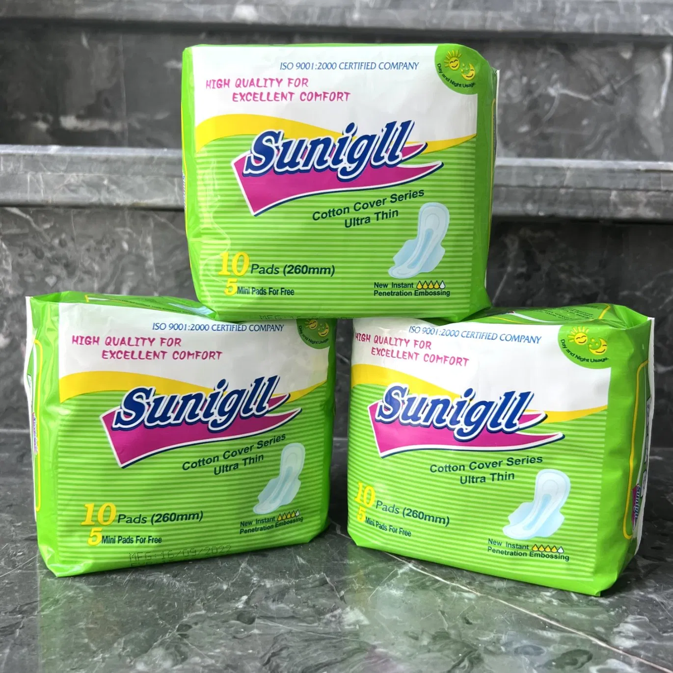 Factory Wholesale Bulk Order Ultra Absorbent Quick Absorption Sanitary Pads