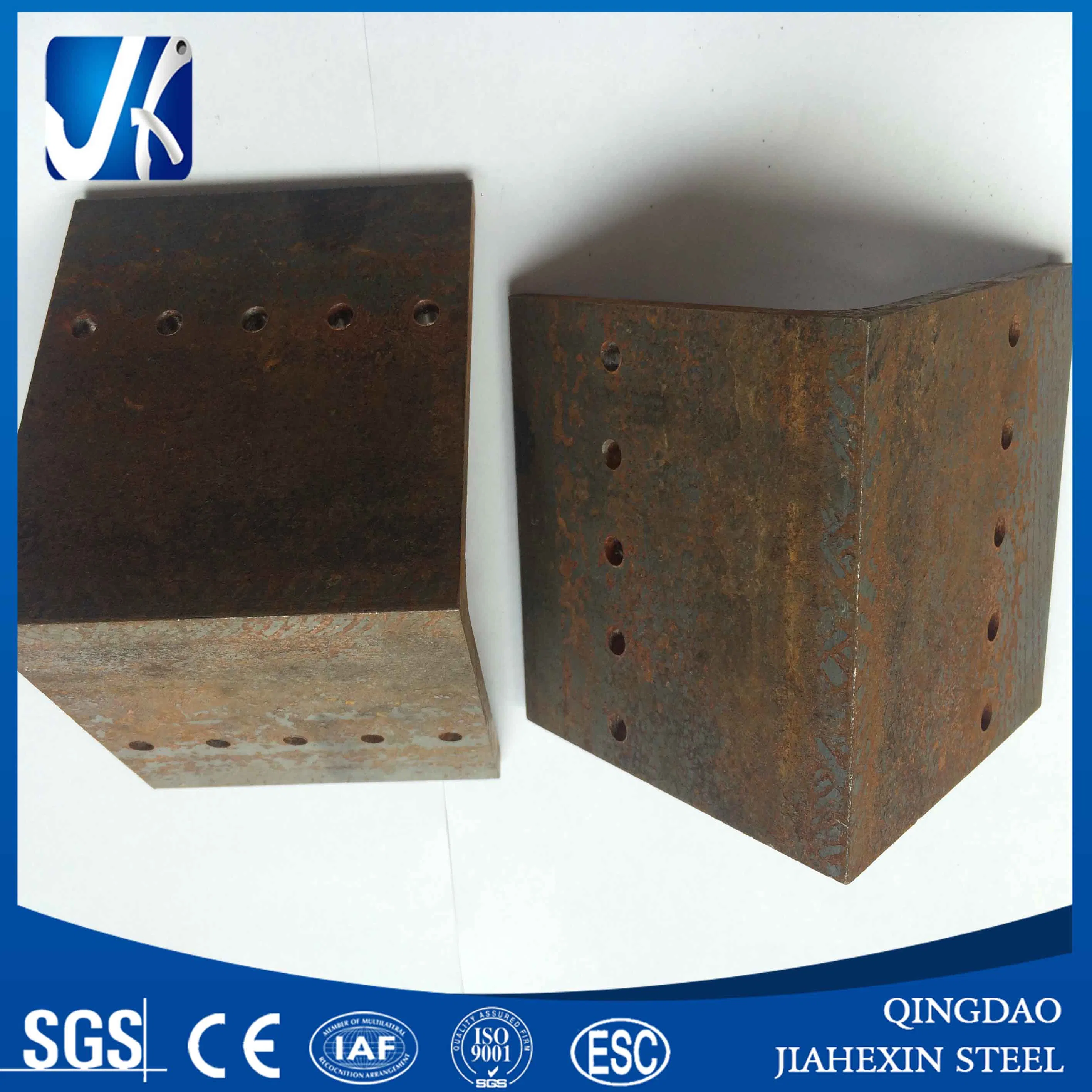 Steel Angle Bracket with Drill Holes