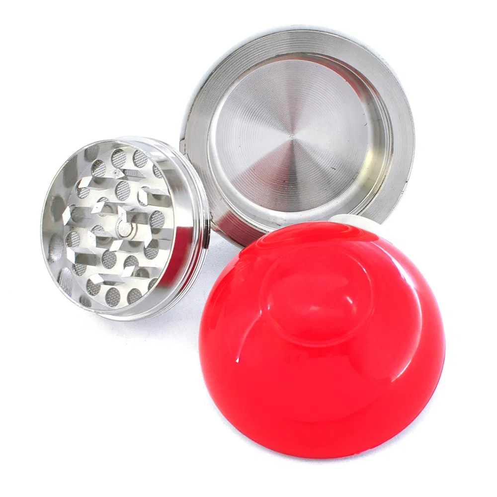 Metal Grinder 3-Layers Zinc Alloy Screen Mesh Herb Grinder