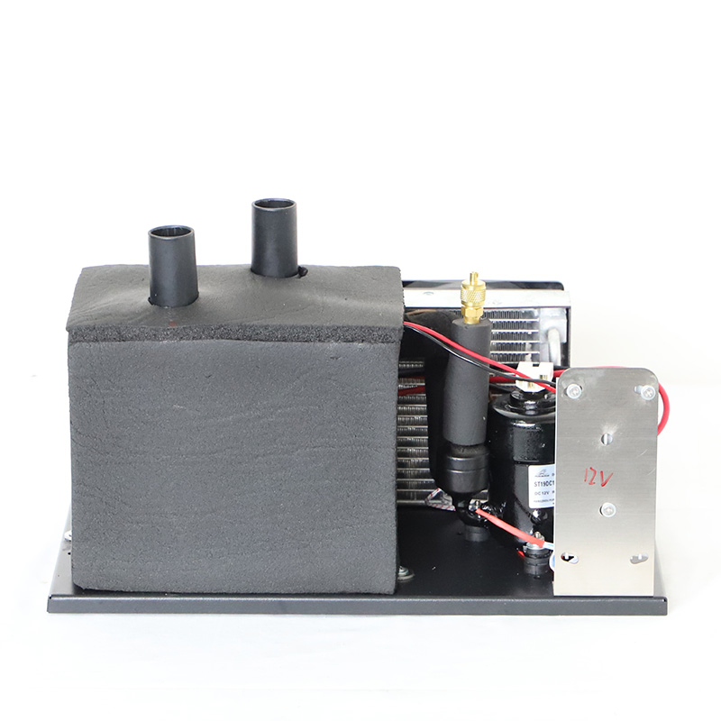 Purswave A19 12V DC Mini Air Cooler DC 12V Refrigeration Units Air Cooled Compressor Units Small Portable Air Conditioner Units Tiny Compressor