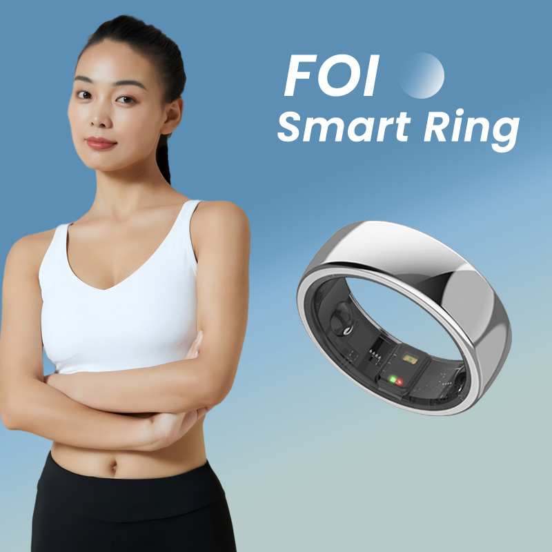 Electronic Blood Pressure OEM Tasbih GPS Smart Sleep Tracker Ring Custom Calling Waterproof Sports Smart Ring with Application