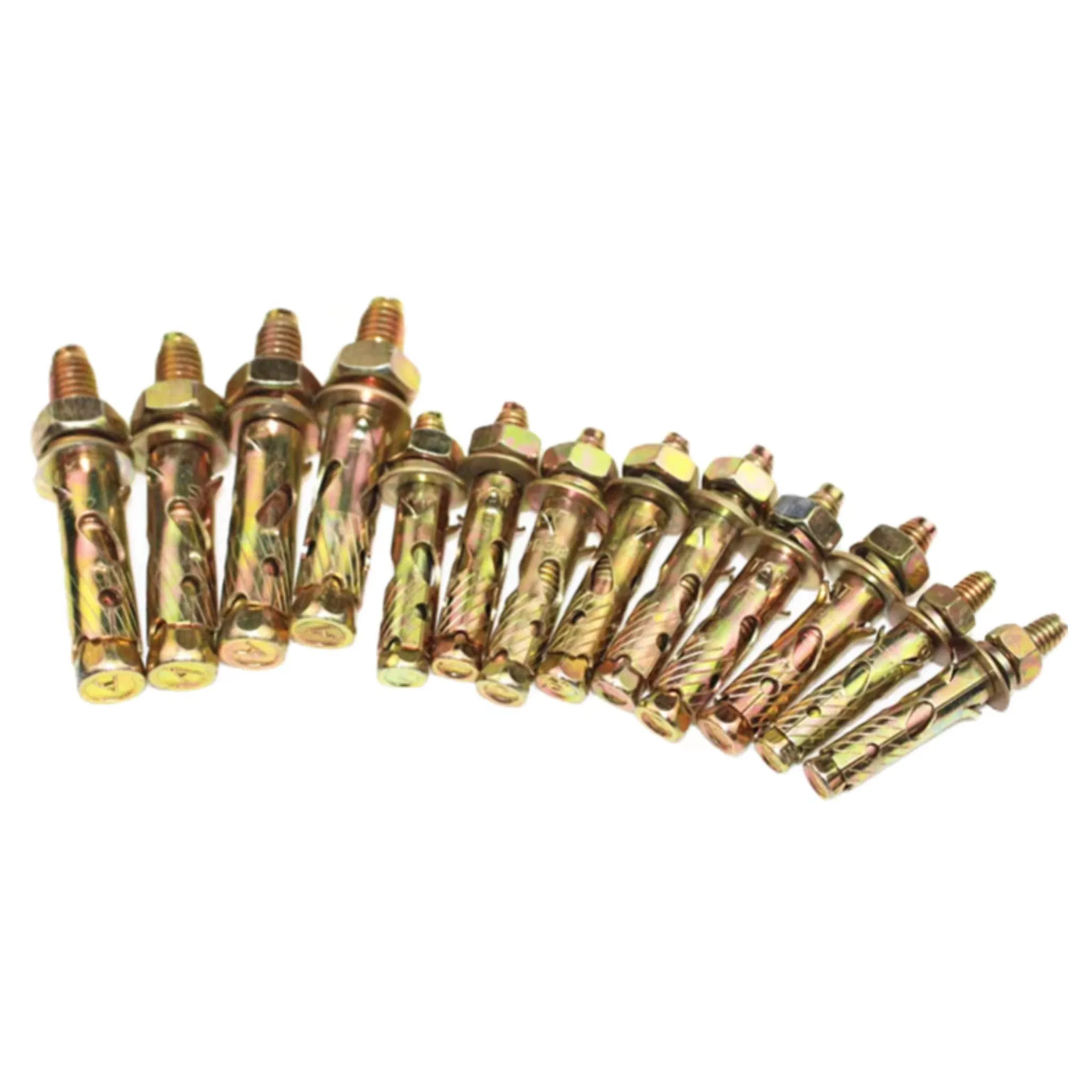 Анкерный болт распорный M8*60 с желтым цинковым покрытием