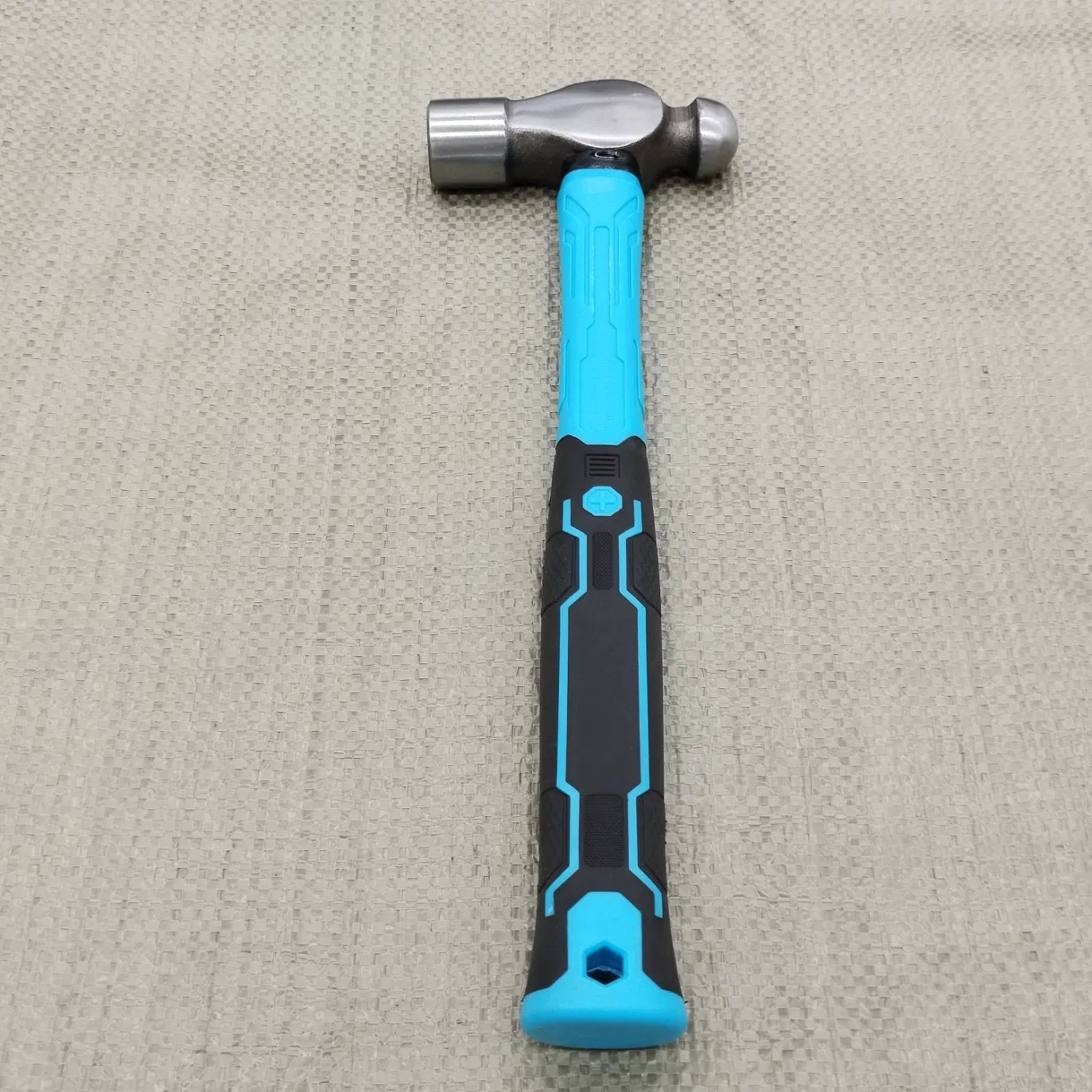 Industrial Ball Pein Hammer 16oz-48oz, Drop Forged Carbon Steel with Milled Face