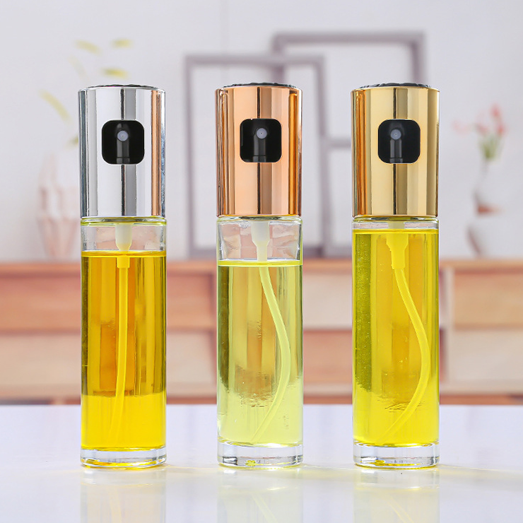 100ml Household Oil Spray Bottle Barbecue Oil Kettle Seasoning Bottle for Kitchen