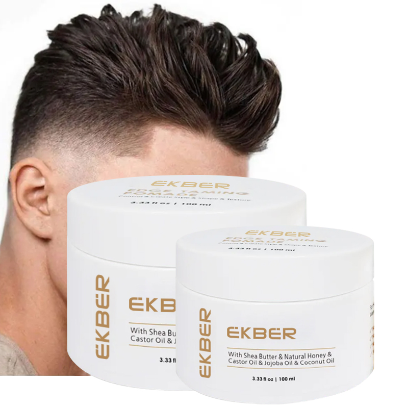 Hair Styling Gel Edge Taming Pomade Anti-Frizz Curl Enhancing Hair Styling Cream