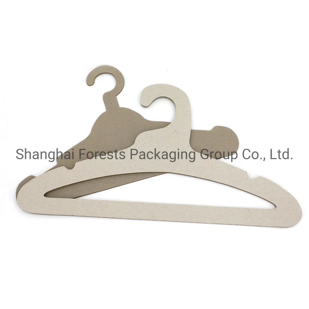 Recycled Eco-Friendly Custom Printed Cardboard Paper Suit Coat Clothes Pet Clothes Cardboard Paper Hanger