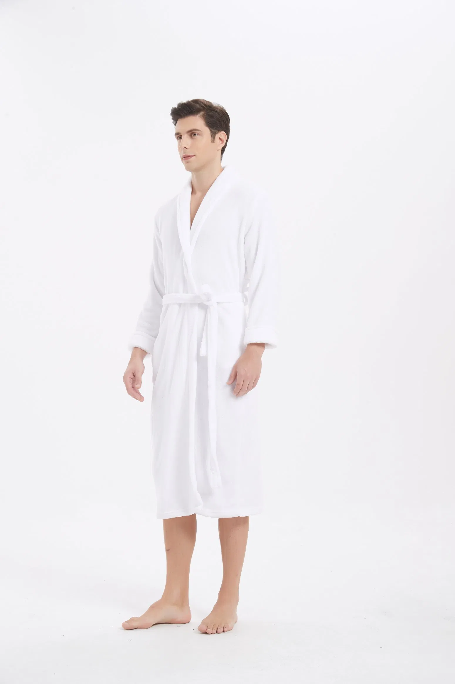 Hotel SPA Coral Fleece Bathrobe Sauna Bathrobe