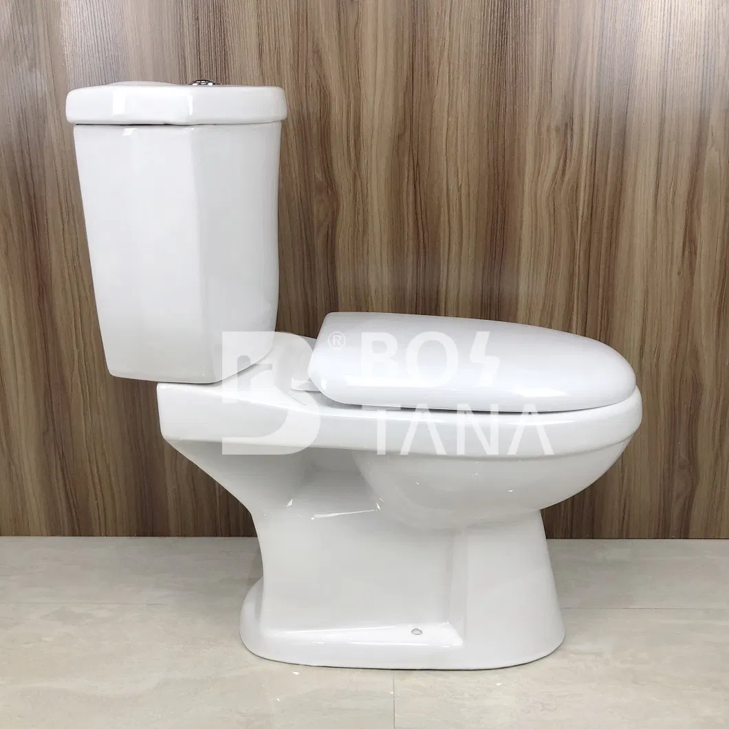 Competitive Price Sanitary Ware Bathroom 2 Two Piece Ceramic Twyford Wc Toilet for Adult