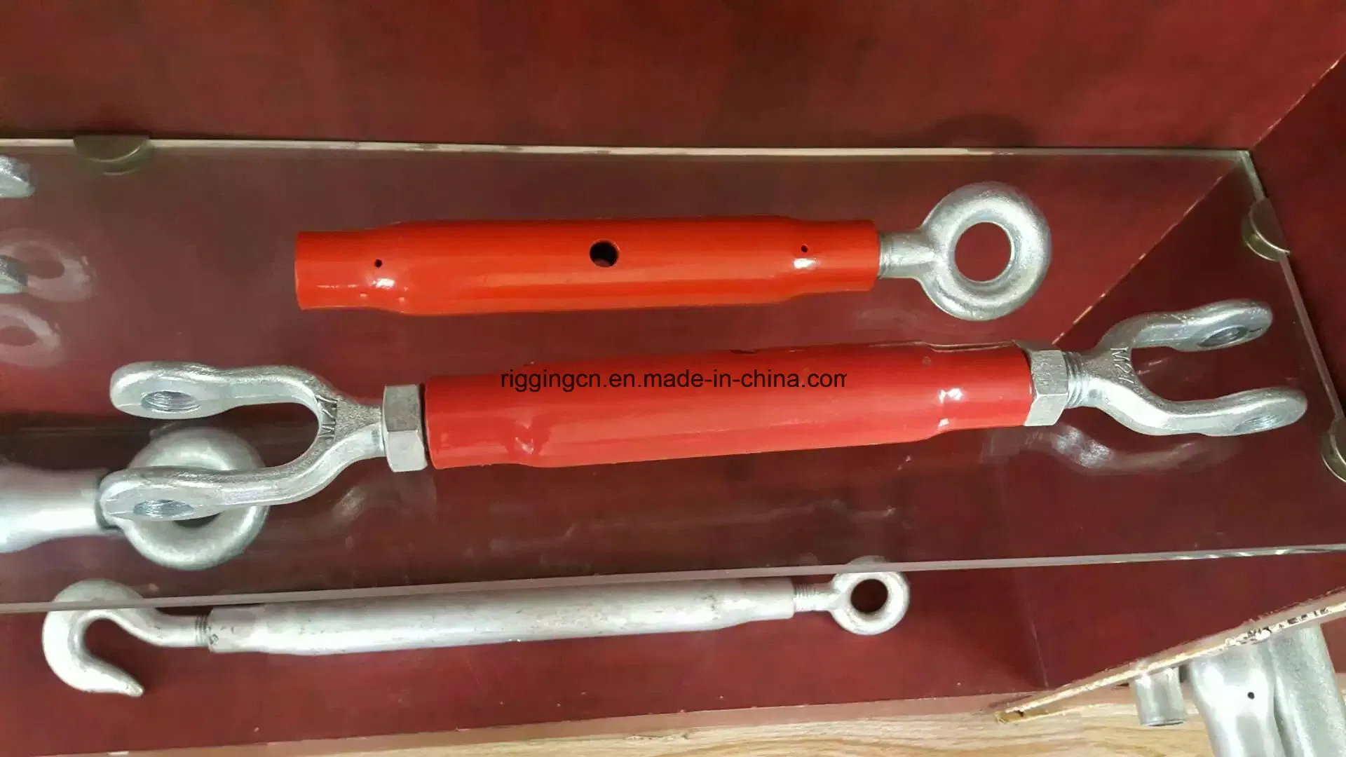 Customed Full Body Turnbuckle with Special Eye Jaw Stud Hook and Plate