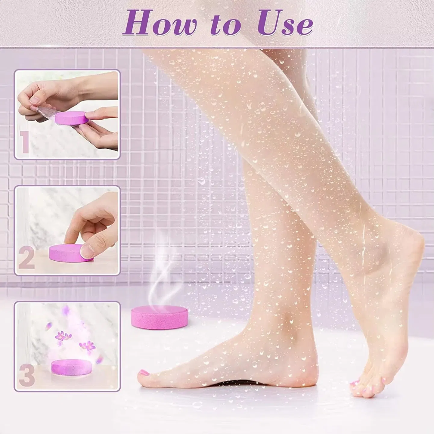 Eucalyptus Lavender Relaxing Shower Steamers SPA Gift Set Shower Steamers