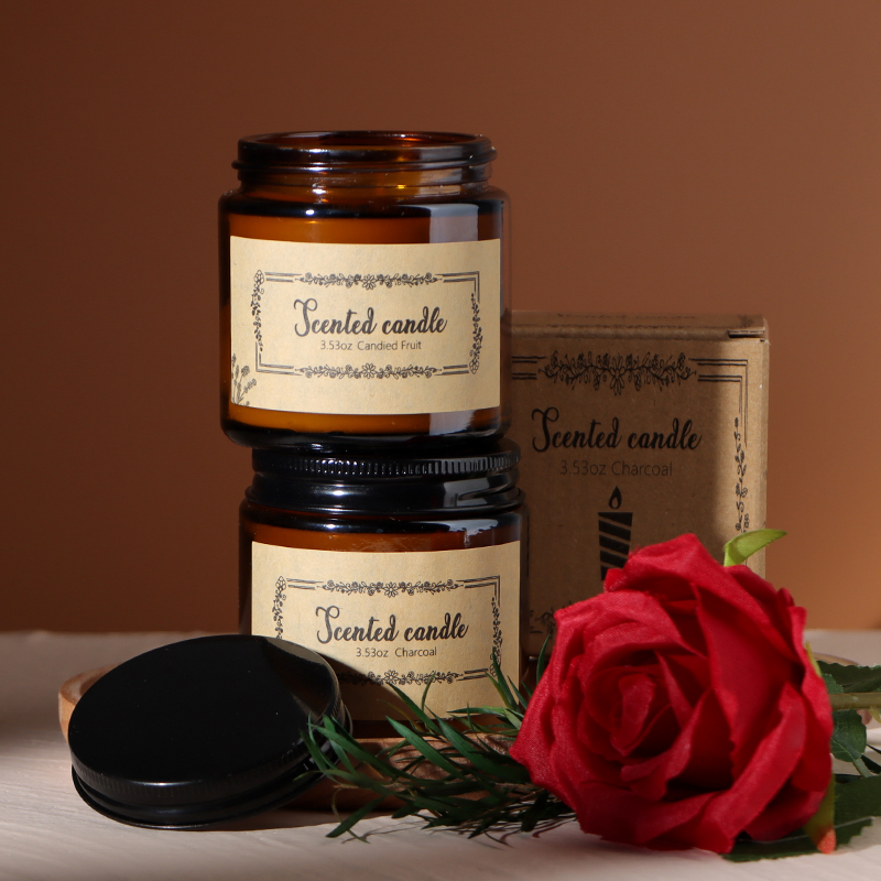 Private Label Handmade Natural Soy Wax Long Burn Time Decorative Jar Scented Candle